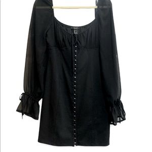 Long Sleeve Black Dress